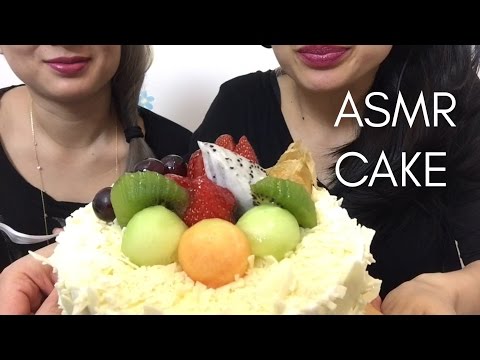 ASMR ASSORTED FRUIT CAKE (EATING SOUNDS) WHISPER | SAS-ASMR