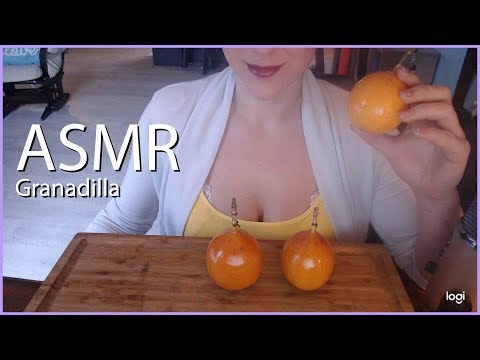 ASMR- Eating Grandilla (Passion Fruit)