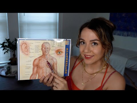 ASMR Acupressure Role Play with a friend for Sleep and Emotional Balancing