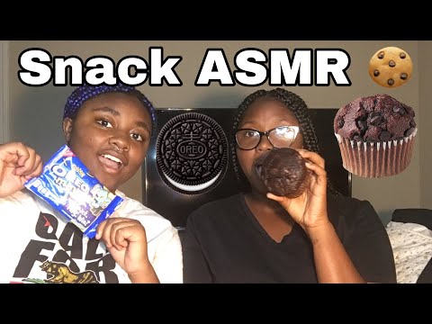 Snack ASMR 🍪 FT. Cousin (EATING SOUNDS) #asmr