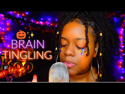 ASMR ✨🎃 SPOOKY/OCTOBER TRIGGER WORDS TO MAKE YOUR BRAIN TINGLE 💜👻✨