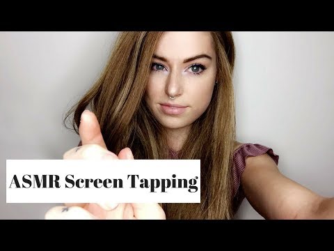 ASMR screen tapping for sleep, face touchinig, personal attention, no talking