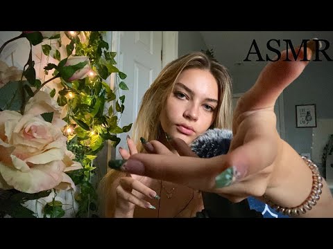 Repeating Tingly Trigger Words~(repetition, mouth sounds, hand movements) | ASMR