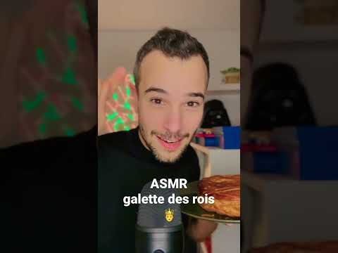 #asmr I je mange une galette des rois 🤴 #relaxation #tingles #tapping