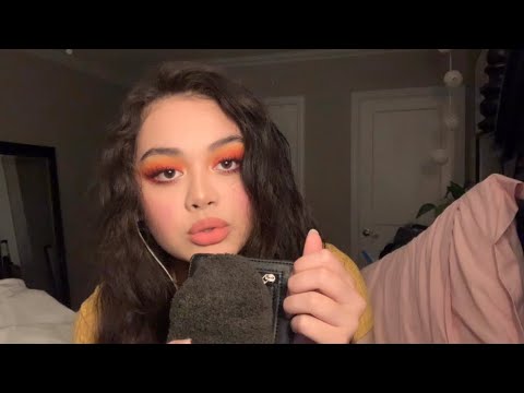 ASMR tapping and inaudible whispering