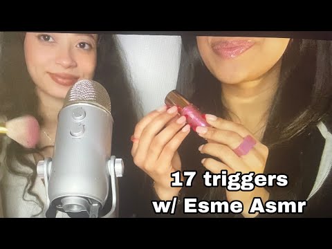 ASMR~ 17 Triggers in 20 Minutes Ft. Esme Asmr (INTENSE TINGLES)