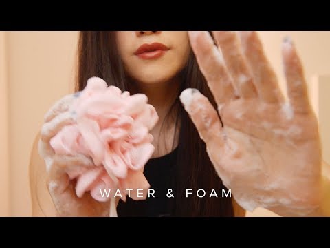 ASMR Relaxing Water and Soap Foam Sounds (No Talking)