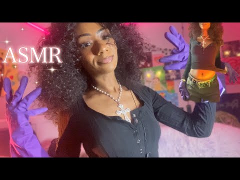 ASMR Fabric Scratching, Tapping, Pulling and Rubbing with Rubber Kitchen Gloves 🧤✨    #asmr