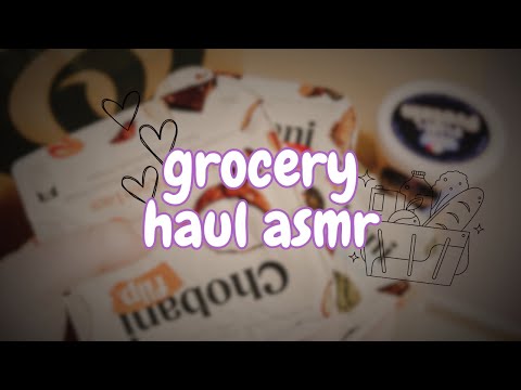 asmr | quick grocery haul 🍄 (whispered)
