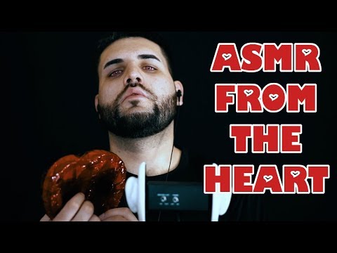ASMR From The Heart (Heartbeat, Crinkles, Tapping, Ear Cupping)
