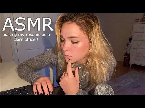 ASMR Realtime Study with Me!  (running for class officer)