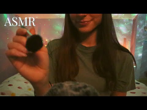 ASMR | Brushing and Tracing your Face✨