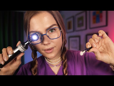 ASMR There is Something In Both of Your Eyes.  Relaxing Eye Exam, Personal Attention