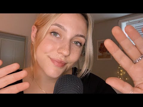 ASMR For When You're Stressed (hand movements, gentle whispering, affirmations)
