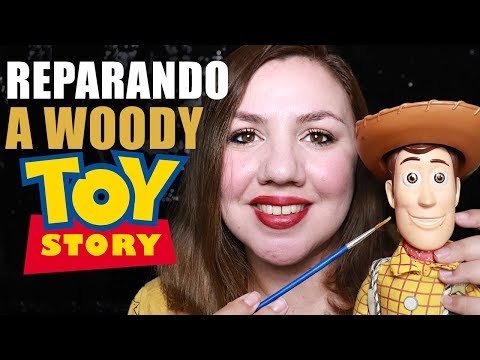 Reparando a WOODY Toy Story RoIePIay | ASMR Español | Murmullo Latino