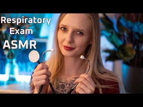ASMR Doctor Performs Respiratory Exam (medical roleplay, glove sounds, soft spoken)