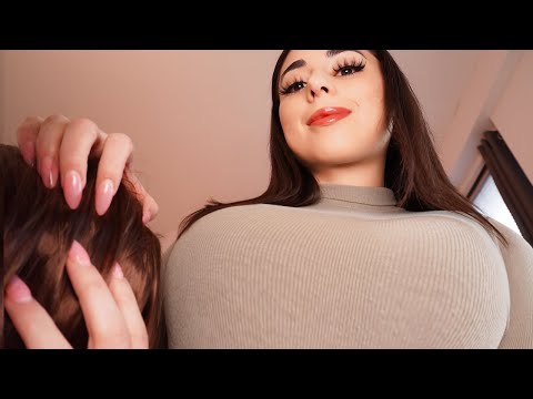 The Girl in the Back of Class Plays with Your Hair ASMR 🧔‍♂️ (personal attention, roleplay)