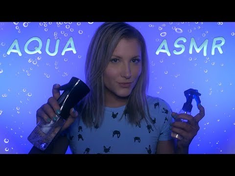 ASMR | Aqua Sounds Ear to Ear (Water Spraying, Sloshing, and Fizzing)