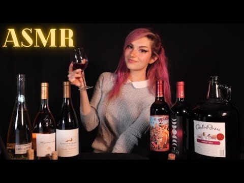 [ASMR] Relaxing Wine Tasting | Drink With Me!