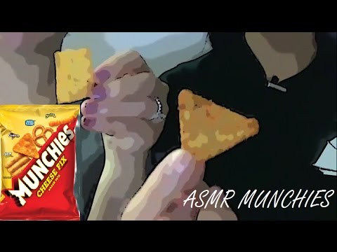 ASMR CRUNCHY SOUNDS : LATE NIGHT MUNCHIES CHIPS & RICE CRACKERS