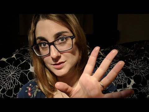 ASMR Spontaneous Word Repetition & Boom in Your Face Hand Movements