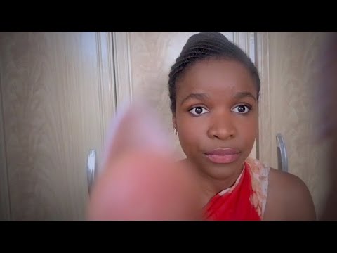 ASMR Getting Something Off Your Face (Personal Attention+ Face Brushing + Whispered)