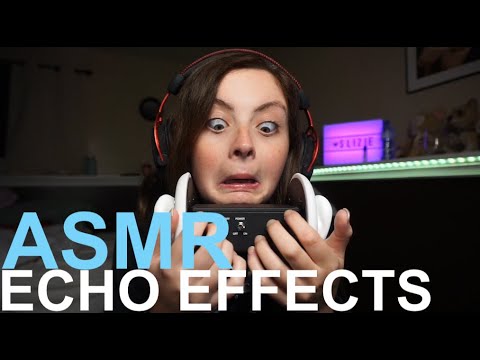 ASMR Echo Effect Freestyle!! (Sk, Tsk, Base Scratching, Mason Jar, Woodwick Candle, Cork .. )