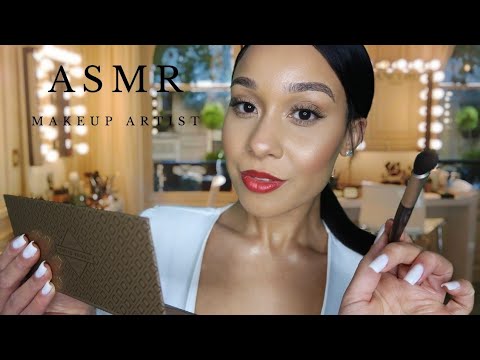ASMR Makeup Artist Does Your Festive Glam Makeup RP Personal Attention