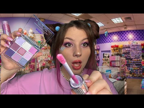 ASMR 🌼CLAIRE’S GIRL🌼 Does Your Makeup And Nails✨ (roleplay)