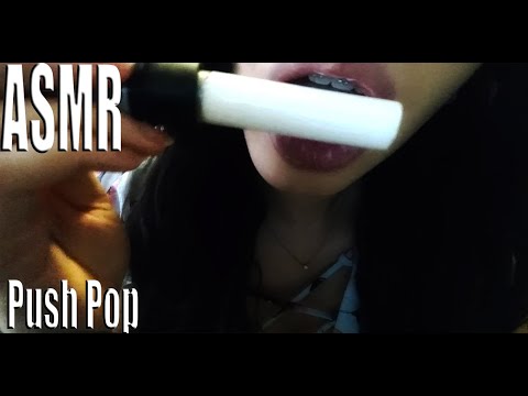 {ASMR} Push pop licking | sucking sounds