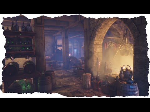 ASMR Medieval Tavern Ambience (Location from Amanita's World) Atmosphere for Study and Relaxation