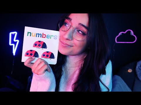 ASMR em Portugues | Video para Aprenderes Inglês Comigo! Nivel Básico: Números 🌸 Counting & Tracing!