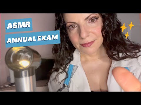 ASMR Medical Roleplay Full Body Exam