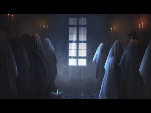 Halloween Horror House ASMR Ambience | the ghost room