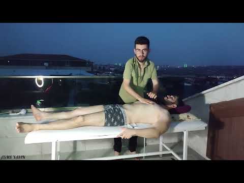 ASMR AMAZING STRECHER MASSAGE-Asmr chest,arm,leg massage