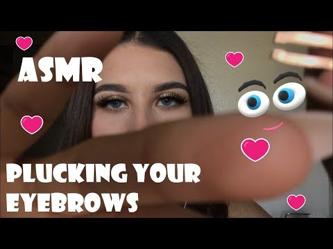 Asmr - Chitchat and  Plucking your eyebrows Role Play