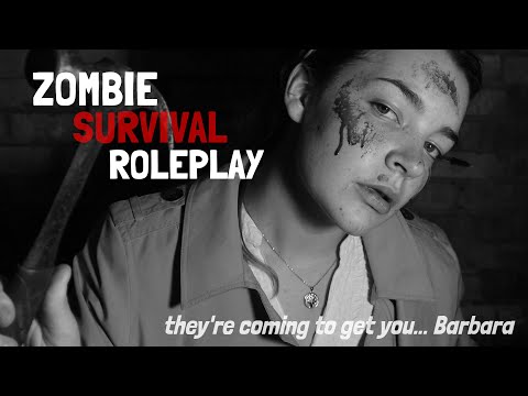 Horror ASMR || Zombie Survival Roleplay || Night of the Living Dead [Binaural Roleplay]