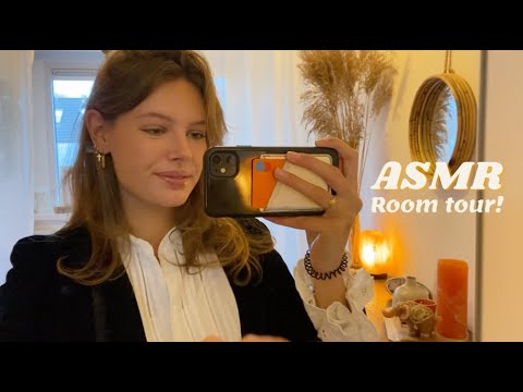 ASMR room tour! (Tapping, whispering, scratching)