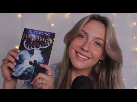 ASMR Whispering Harry Potter Spells⚡️ ( +book sounds)