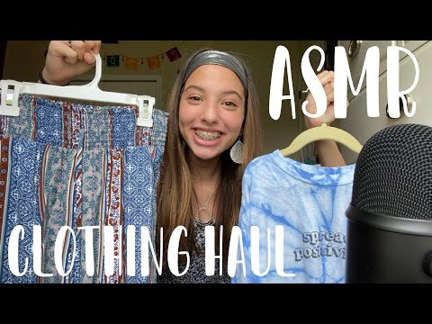 ASMR Clothing Haul 🌻 (4k special)