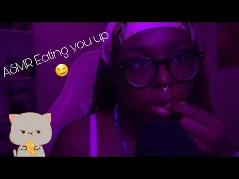 ASMR ~ Eating you 🍽️ (mouth sounds, whispering)