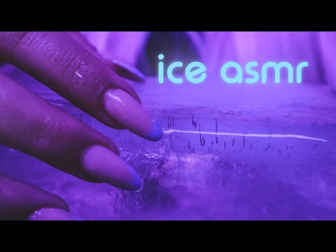 ASMR aggressive ice scratching & tapping 🧊❄️ (no talking)