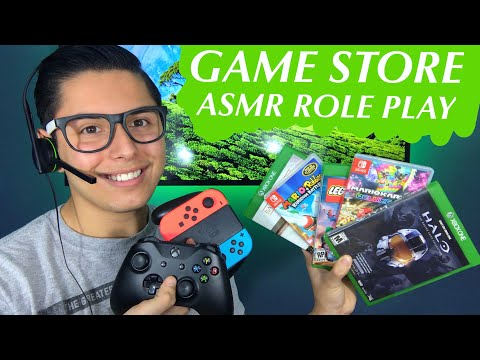 [ASMR] Game Store Role Play! (Games & Tingles!)