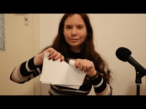 ASMR ripping off my old schoolpapers