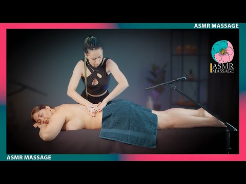 ASMR Back Massage with Wood Massager by Anna to Liza