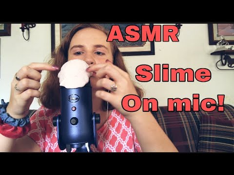 ASMR/ slime on microphone!