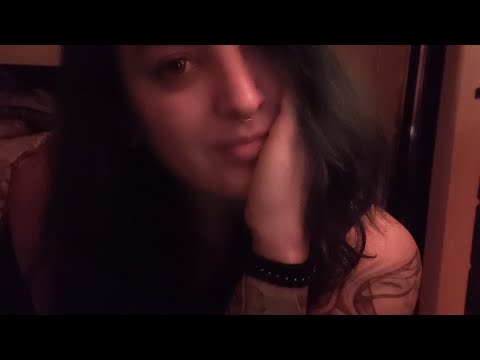 [ASMR] sleepy goodnight kisses and upclose whispers 🌚