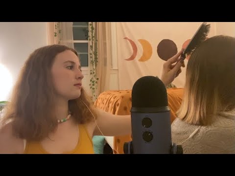 ASMR / Hair brushing sounds💆🏻‍♀️ with Anna!