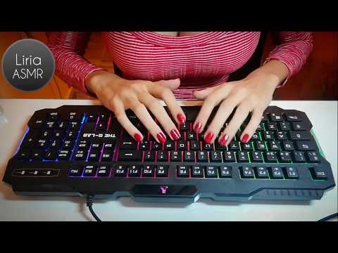 Keyboard Typing (Fast, slow and tapping keys) No Talking - Liria ASMR