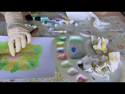 ASMR Whisper Painting Picture For My Studio | Oil Painting